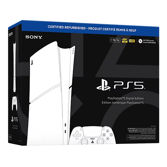 Certified Refurbished PlayStation 5 Digital Edition Console (model group - slim)*